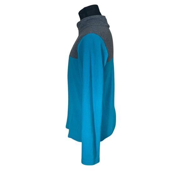 The North Face Boy's Teal Grey 1/4 Light Weight Pullover Sweatshirt XL 18/20 - Picture 6 of 8